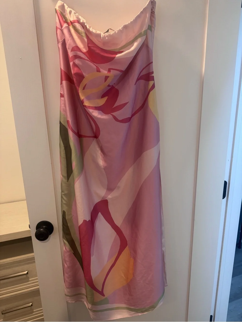Abercrombie & Fitch Julia Strapless Slip Maxi Dress